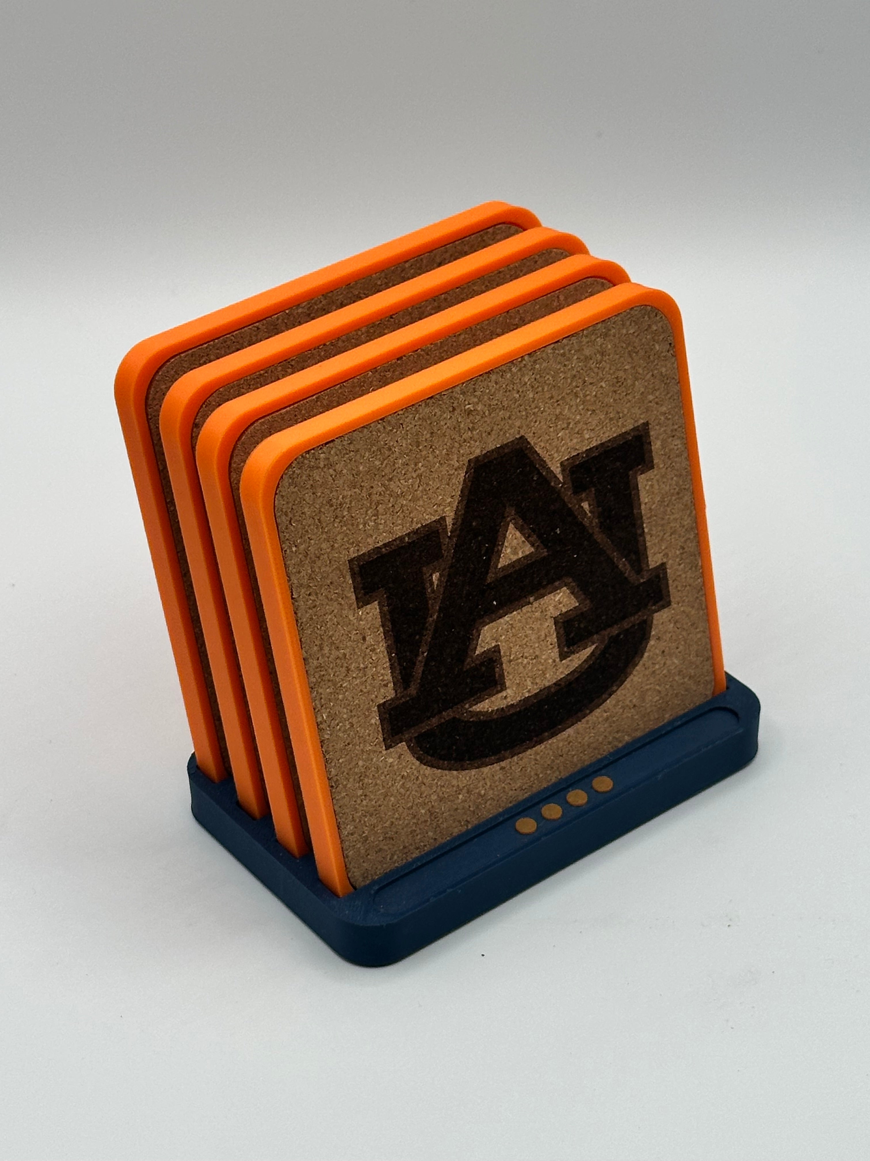 Auburn University Coasters: Vertical Stand