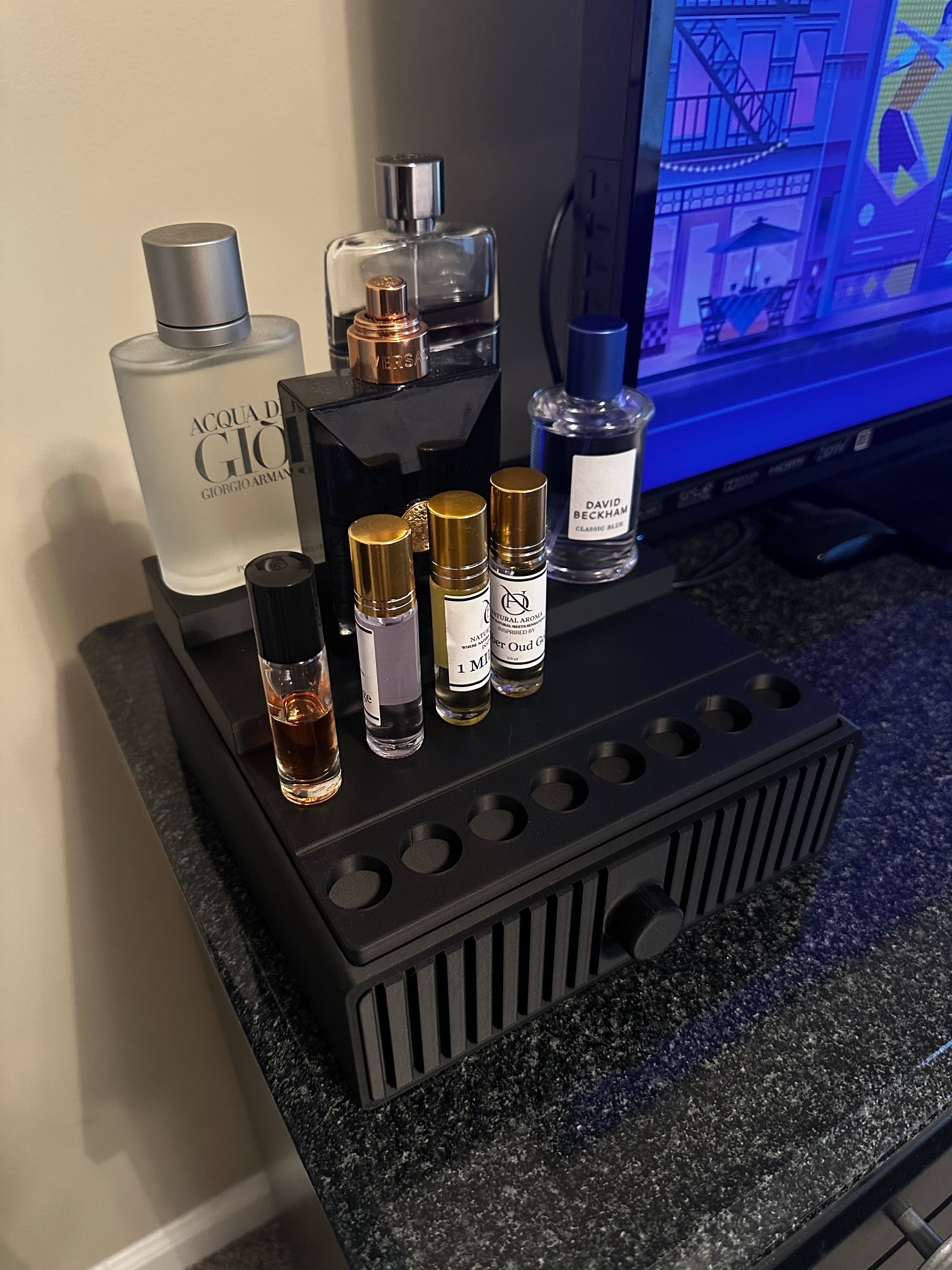 Fragrance Organizer with Drawer — Small